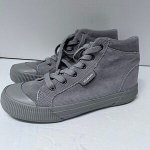 Rocket Dog Gray Corduroy‎ High Top Sneakers US 11 Casual Shoes